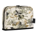 thumbnail image 2 of Standing Pencil Case with Base Large Capacity Stationery Pouch Pen Bag with Zipper for Women Men Lily Motifs Pattern, 2 of 7