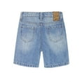 thumbnail image 3 of KIDSCOOL SPACE Baby Girls Boys Jeans Shorts,Distressed Ripped Simple Design Cute Summer Denim Pants,Blue,2-3 Years, 3 of 5
