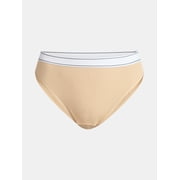 No Boundaries Stretch Ribbed Bikini Panties, 5-Pack, Womens