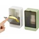 thumbnail image 1 of Jabonera para ducha, paquete de 2 jaboneras con desagüe, caja de jabón montada en la pared para el baño, mantiene las barras de jabón secas, a prueba de polvo, sin taladrar, 1 of 5
