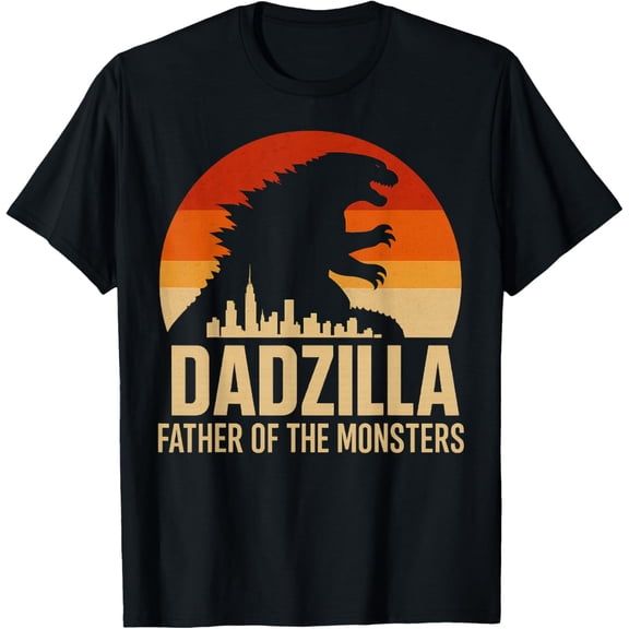 Vintage Dadzilla Father Of The Monsters Mens T-Shirt