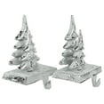 thumbnail image 5 of Northlight Set of 2 Silver Christmas Tree Stocking Holders 5.75", 5 of 6
