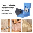 thumbnail image 3 of Pocket Hole Jig, 46PCS Set Accurate Hole Punching Compact Sturdy Pocket Dowel Hole Jig System  for Handcrafting, 3 of 8