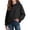 Black, variant on TQWQT Girls Hoodie Sweatshirt Long Sleeve Pullover Tops Casual Solid Color Hooded Jacket Outerwear Kids Fashion Clothing Fall Winter Spring Oversized Loose Fit Teen Girls Clothes Wine 3-4 Years