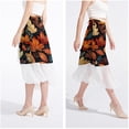 thumbnail image 4 of Leaves Women's Chiffon Beach Dress with Polyester Straps - Summer Dress for Beach vibes, 4 of 6