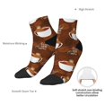 thumbnail image 6 of Pofeuu Sloths Need More Coffee Print 30cm Socks, Adult Running Hiking Socks for Youth and Adult, 6 of 7