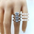 thumbnail image 5 of NANA Jewels Cushion Cut CZ Lucita Cubic Zirconia Engagement Ring Solitaire, 8.0mm 3.00ct Platinum Plated Size 11.5, 5 of 6