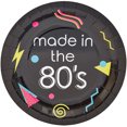 thumbnail image 3 of 80s Birthday Party Plates (9 in., 48 Pack), 3 of 4