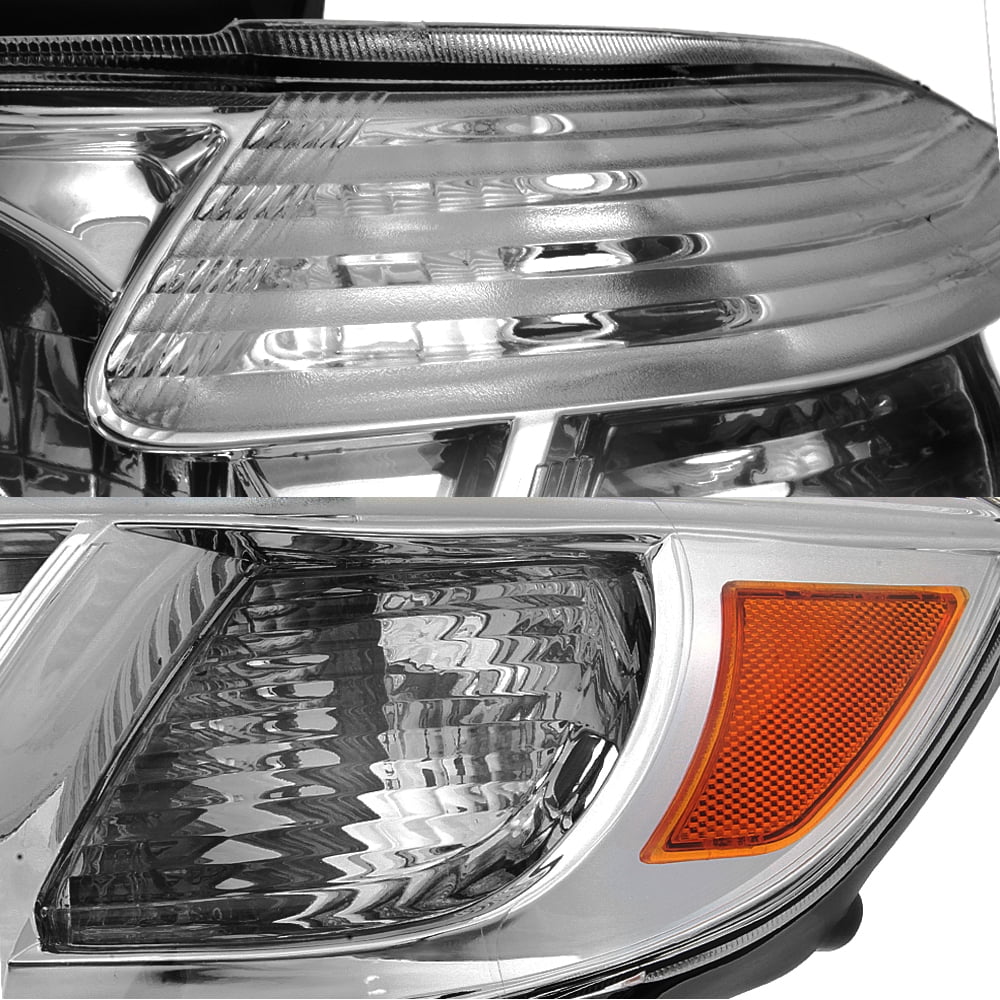 AKKON - For 2008 2009 2010 Toyota Highlander Headlights Pair Driver Left+Passenger Right Side Replacement