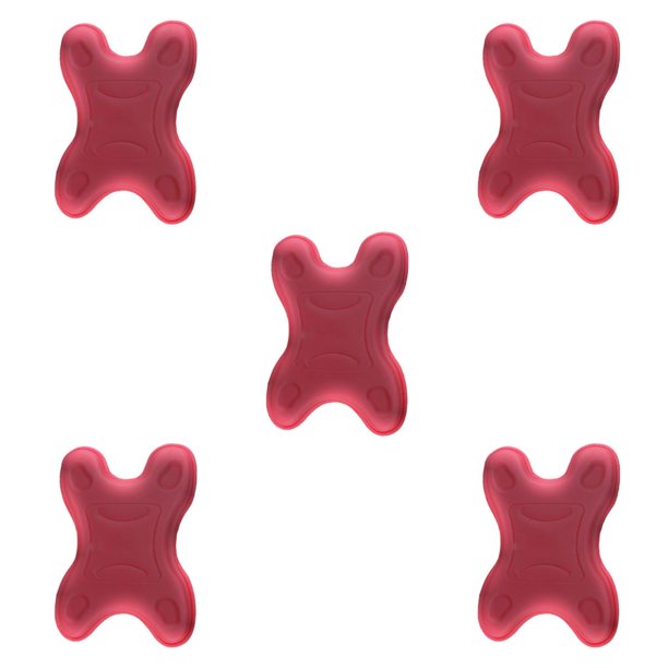 Ounissouiy Almohada para el cuello Cuello Camilla para hombros Alivio del estrés Dispositivo de descanso Regalos Columna vertebral Cuerpo Espalda Soporte Rojo 5piezas Ounissouiy CBP186161