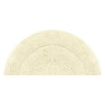 thumbnail image 2 of HOME WEAVERS Waterford Collection Bathroom Rug 100% Cotton Tufted U Shape Slice Rug, Soft Absorbent Bath Rugs, Non-Slip Bath Rug, Machine Wash Dry, bath Rugs , 17"x30" Slice Rug, Ivory, 2 of 6