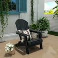 thumbnail image 2 of Costaelm Plastic Outdoor Folding Adirondack Chair for Firepit Chair All-weather HIPS Resin Outdoor Chair, 2 of 5