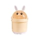 thumbnail image 2 of Desktop Trash Bin With Dusts Cover Cute Bunny Mini Trash Bin Household Miscellaneous Bin Papers Basket With Bag Easy To Clean, 2 of 6