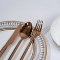 thumbnail image 2 of Ozarke Malta Cutlery Set, Stainless Steel Shiny Rose Gold (Set of 20), 2 of 5