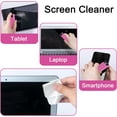 thumbnail image 4 of Screen Cleaner Touchscreen Mist Spray, walrfid Cleaning Kit for Electronic Smart Phone TV, Laptop, Tablet, PC, Computer LCD Flat Screens, Eyeglasses, Compatible with iPhone iPad MacBook Pro - Hot Pink, 4 of 6