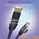 thumbnail image 2 of Cable Ethernet de 0,15 m, Cat 6, paquete de 10 Gbps, negro, 10 Gsupxsel, 2 of 7