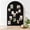 Black, variant on Self Adhesive Arched Striped Felt Wall Board, 24×30 Inch Felt Photo Bulletin Board Kit with 30 Push Pins, Eco-Friendly No Nail Felt Wall Decor for Dorm, Bedroom, Study Gallery Wall(Pink)