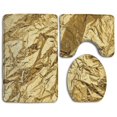 thumbnail image 1 of ABPHQTO dorado Juego de alfombras de baño de 3 piezas Alfombra de baño Alfombra de contorno y tapa de inodoro ABPHQTO Cont-CHAPPLE-22392, 1 of 2