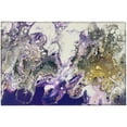 thumbnail image 2 of Karina Purple Contemporary Artistic Color Splash 1'8" x 2'6" Non-Skid Accent Rug, 2 of 5
