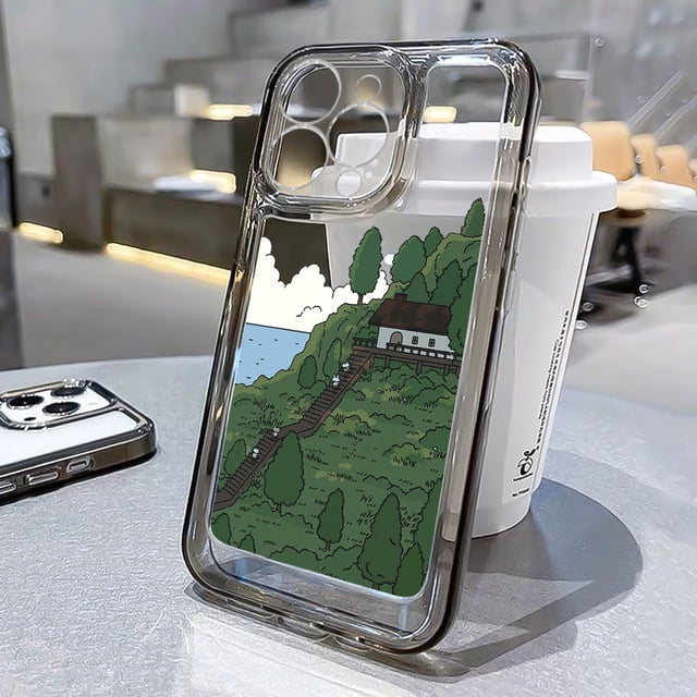Cartoon Printed Transparent Phone Case For Apple IPhone 14 13 12 11 XS XR X 7 8 6s Mini Plus Pro Max SE,Gift For Easter Day,Birthday, Girlfriend, Boyfriend, Friend Or Yourself
