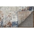 thumbnail image 4 of Feizy Gilmore Modern Distressed, Ivory/Blue/Taupe, 10' x 14' Area Rug Stain Fade Resistant Pet & Kid Friendly Casual Abstract Floor Rug for Living room Bedroom, 4 of 9