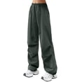 thumbnail image 1 of Pantalones de pana Gibobby para mujer Mono de cintura alta pierna ancha M, 1 of 5