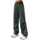 thumbnail image 1 of Gibobby Pantalones cargo para mujer de moda Mono de mujer de cintura alta, pierna ancha, pantalones casuales rectos, pantalones de chándal transpirables de dos prendas(AG,G), 1 of 5