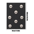 thumbnail image 3 of Halloween Skeleton Throw Blanket, Soft Flannel Decorative Blanket for Couch Sofa Bed, Gothic Halloween Blanket for Living Room Bedroom Fall Seasonal Home Decor Accent, 28 x 39 Inch, 3 of 6