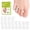 transparent, variant on Bukihome Silicone Toe Protectors – Silicone Open Pinky Toe Sleeves for Hammer Toes, Corns, Calluses, Blisters – Soft Gel Protector Toe Cushions for Pain Relief - 12 Count (6 Thick +6 Thin)
