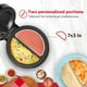 thumbnail image 5 of Holstein Housewares - Máquina antiadherente para tortillas y frittata, color negro y acero inoxidable - Hace 2 porciones individuales rápida y fácil, 5 of 5