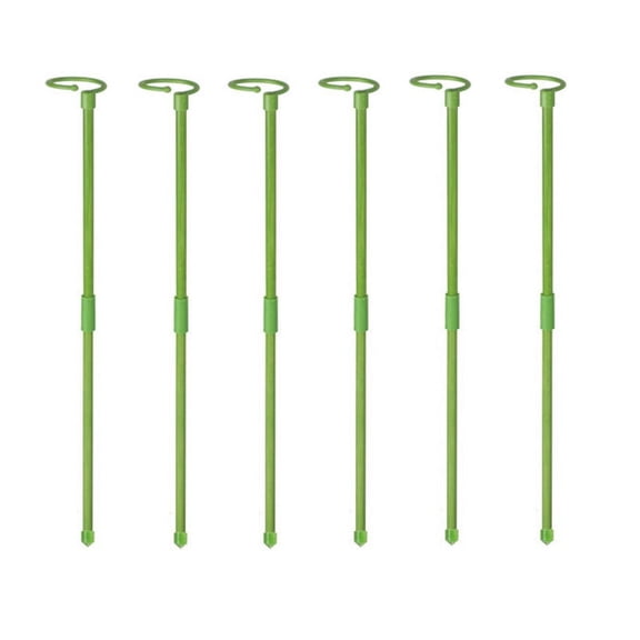 LanSuare 6Pcs Plant Support Stakes, Garden Stakes Plant Support, Suitable for Outdoor Indoor Snake Plant, Peony, Rose, Flowers Vine