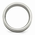 thumbnail image 2 of Titanium Polished/Brushed Enameled 1/4ct tw. Diamond 9mm Band, 2 of 9