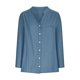 thumbnail image 5 of Neewe Womens Plain V Neck Button Down Shirts Long Sleeve Tops Casual Collared Blouses Loose Fit, 5 of 6