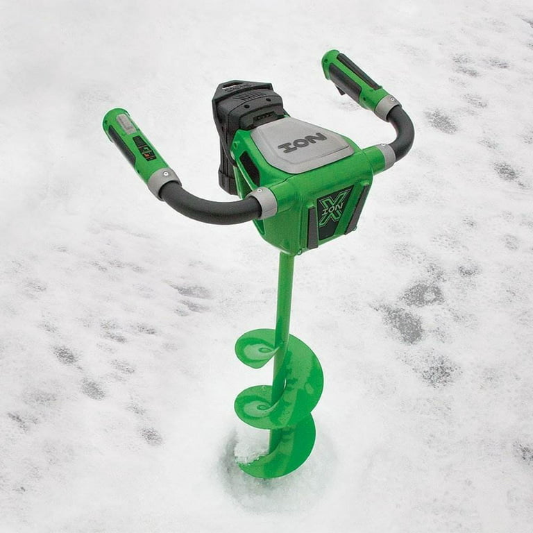 ION X 8 Lithium Ion Electric Ice Fishing Auger with Reverse & Battery