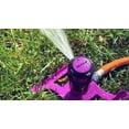 thumbnail image 2 of ColorStorm Gear Drive Sprinkler on Heavy Duty,Durable Metal Base, 4 Patterns, Ideal for Small, Medium & Large Areas with Pass Through Feature, Berry, 40 Foot Diameter, 2 of 7