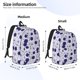 thumbnail image 2 of Balery Daisies Flowers Mochila Clásica Impresa Básica para Viaje, Mochila Escolar Resistente al Agua, Mochila de Lona con Correas Ajustables-Small, 2 of 5