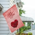 thumbnail image 2 of America Forever Flags Double Sided House Flag - Our Love Will Never Break - 28 x 40 Inches, Happy Valentine's Day Love Hearts House Flag, Seasonal Yard Outdoor Holiday Decorative Flag, 2 of 3