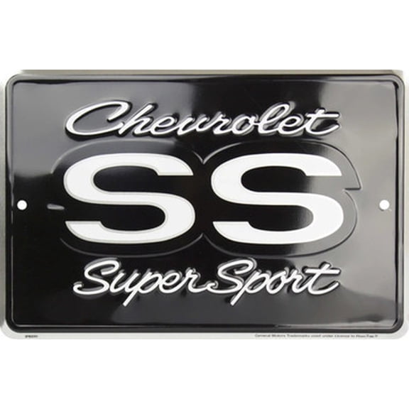 HangTime Cheverolet Super Sports SS 8x12 inch parking sign