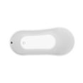 thumbnail image 4 of 63" Streamline N342CH-CH Soaking Clawfoot Tub and Tray With External Drain, 4 of 6