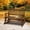 Walnut + Wood+2, variant on ZHICHUN 2 Person Walnut Solid Fir Wood Rocking Loveseat 550lbs Capacity Outdoor Rocking Chair Bench For Backyard Garden Patio Front Porch