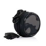 Chelsea + Cole for Itzy Ritzy Camo Pacifier Case with Clip; Pacifier Charm Pod Includes Clasp, Measures 2.5" in Diameter & Holds 2 Pacifiers; Camo