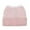 Pink, variant on UTSJKR Women Simple Marled Knit Rolled Edge Beanie, Lightweight Breathable Soft Fabric, Cold Resistant Comfortable Daily Casual Winter Hat Pink M