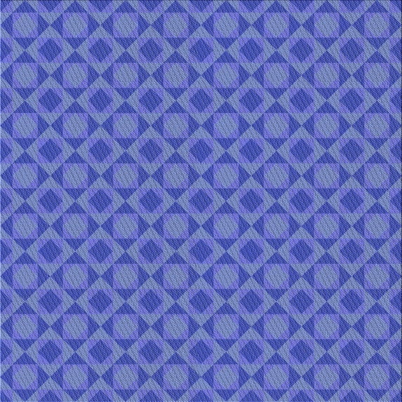 Ahgly Company Indoor Square Patterned Sky Blue Dress Blue Area Rugs, 7' Square