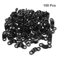thumbnail image 2 of Unique Bargains 100Pcs Nylon Cable Clamp Wire Tube Fastener Fixing Clip Curve Black, 2 of 4