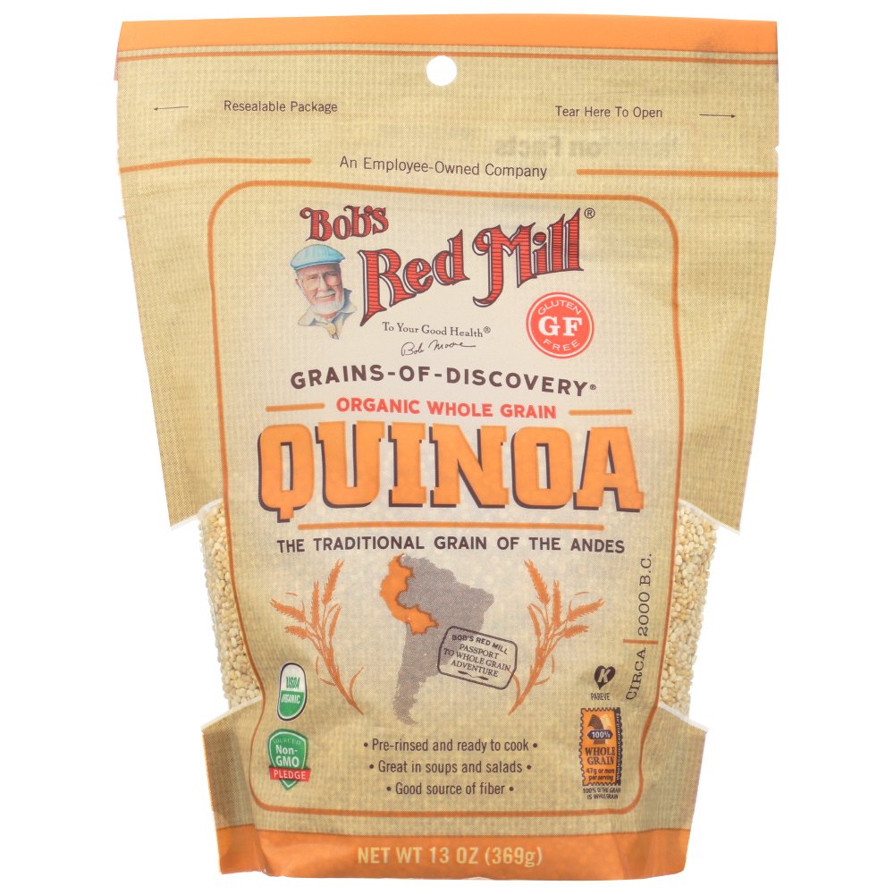 Bob's Red Mill Organic Whole Grain Quinoa, 13 Oz, Pack Of 6 Walmart