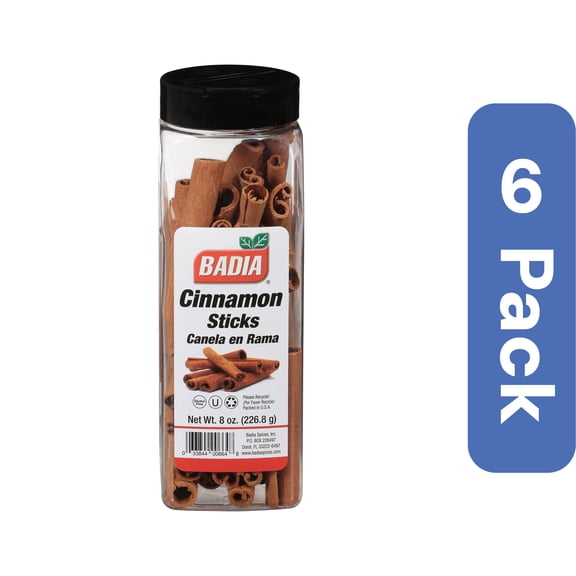 Badia Spice Cinnamon Sticks 8 oz (Pack Of 6)