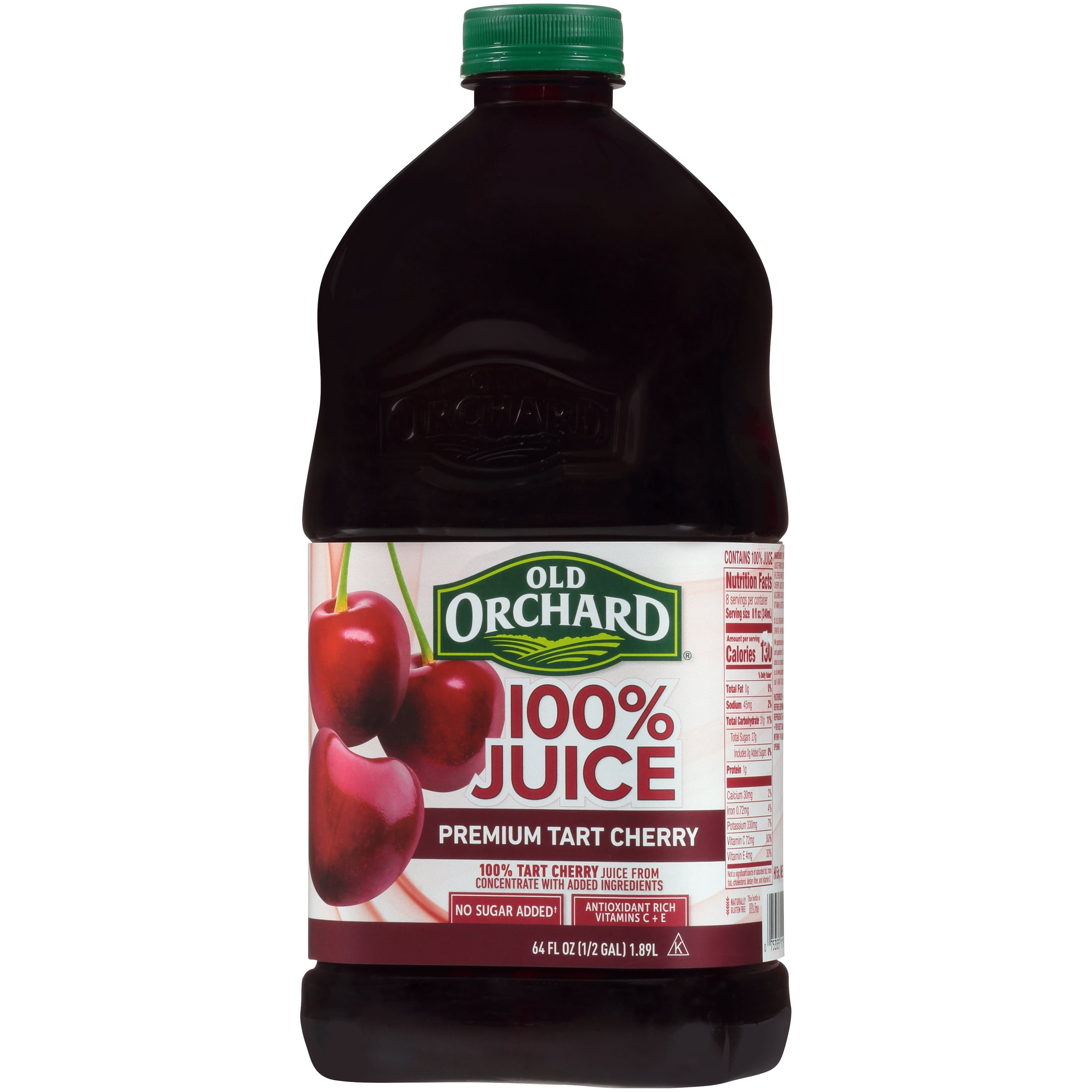 Old Orchard 100% Juice, Tart Cherry, 64 Fl Oz
