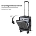 thumbnail image 4 of Costway 20" Front Pocket Carry On Luggage Business Trolley Suitcase w/Double TSA Locks, 4 of 10