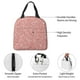 thumbnail image 4 of Easygdp Rose Gold Glitter Bolsa Térmica Premium - Tela Oxford Impermeable, Gran Capacidad, Bolsillo Frontal, Unisex para Trabajo, Escuela, Actividades al Aire Libre y Picnics, 4 of 8