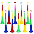 thumbnail image 1 of CIMAXIC 10 PCs 3 Sections Large Telescopic Trumpet Plastic Promotional Props Kids Musical Instrument Noise Making Tools Children Toy (Random Color),22.05"X5.12"X5.12", 1 of 4